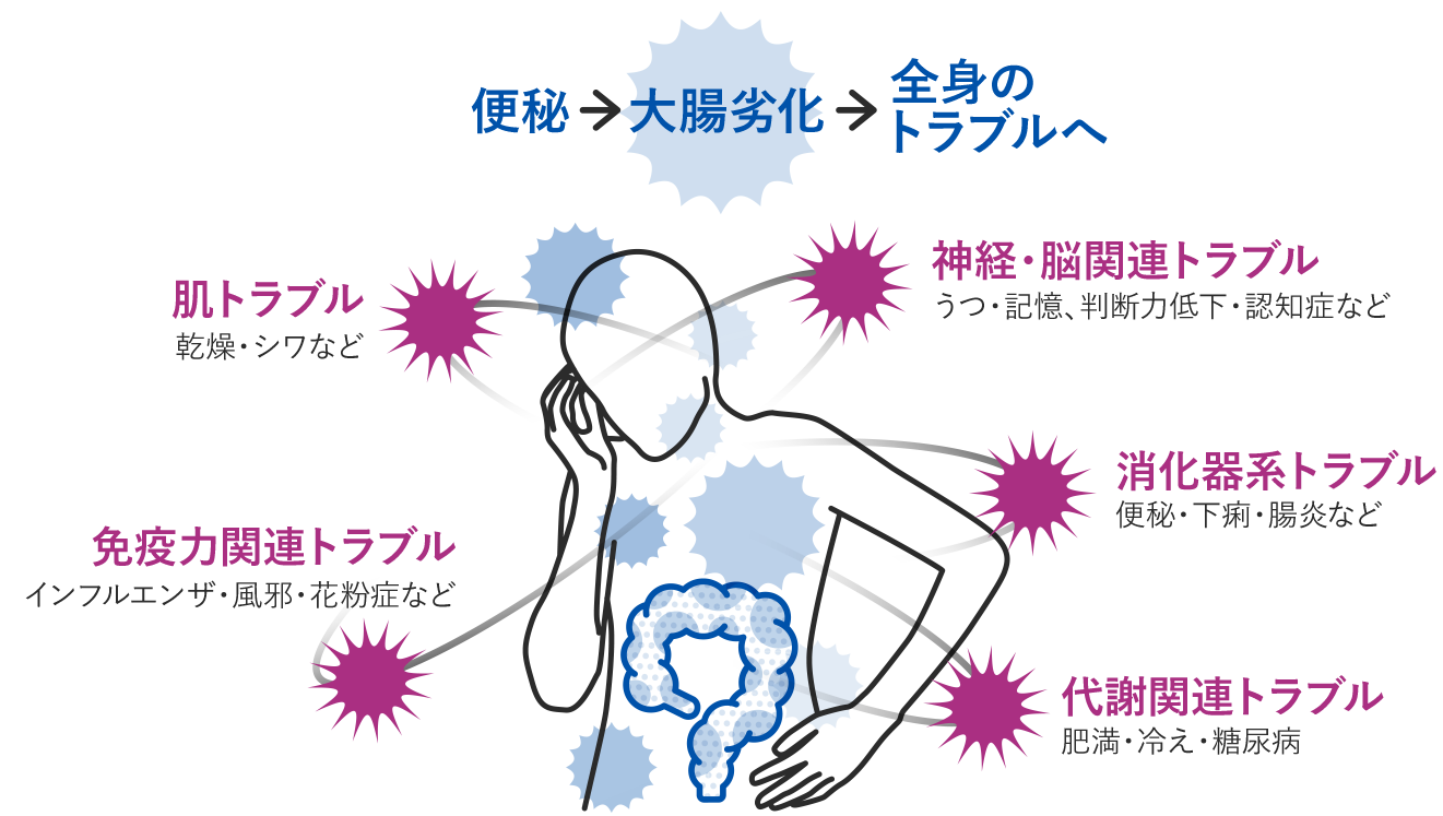 便秘が引き起こす弊害とその対策